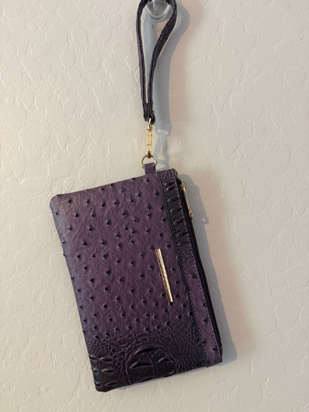 Purple Women's Wristlet Clutch